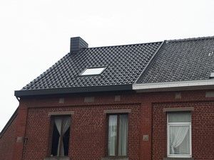 Changement de toiture, bardage du pignon et cheminée